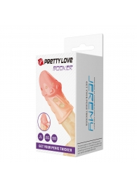 Телесная насадка на пенис Booker - 8 см. - Baile - в Саранске купить с доставкой