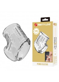 Прозрачная насадка на пенис и мошонку - Baile - в Саранске купить с доставкой