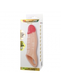 Телесная удлиняющая насадка на пенис Darnel - Baile - в Саранске купить с доставкой