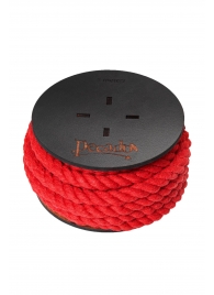 Красная веревка для шибари на катушке - 5 м. - Pecado - купить с доставкой в Саранске