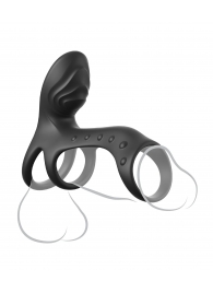 Черная насадка на пенис Ultimate Couples Cage Pro - Pipedream - в Саранске купить с доставкой