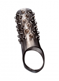 Дымчатая насадка на пенис с выпуклостями - 12 см. - Sex Expert - в Саранске купить с доставкой