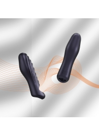 Сливовая силиконовая насадка на пенис с подхватом Manwan Ryzer - Manwan - в Саранске купить с доставкой