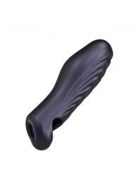 Сливовая силиконовая насадка на пенис с подхватом Manwan Ryzer - Manwan - в Саранске купить с доставкой