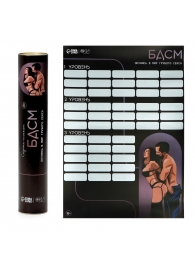 Плакат для двоих со скретч-слоем «БДСМ» - Сима-Ленд - купить с доставкой в Саранске