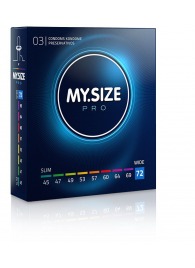 Презервативы MY.SIZE размер 72 - 3 шт. - My.Size - купить с доставкой в Саранске
