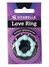 Цветное эрекционное кольцо Love Ring с бусинами - Sitabella - в Саранске купить с доставкой