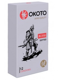 Точечные презервативы OKOTO Dotted - 12 шт. - Sitabella - купить с доставкой в Саранске