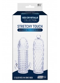 Набор из 2 прозрачных насадок на член Seductive Tickler Sleeves Set - NMC - в Саранске купить с доставкой