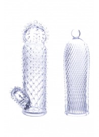 Набор из 2 прозрачных насадок на член Seductive Tickler Sleeves - NMC - в Саранске купить с доставкой