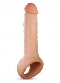 Телесная насадка-удлинитель Thrive 8.75 Inch Realistic Penis Extender Sleeve - 22,2 см. - Blush Novelties - в Саранске купить с доставкой