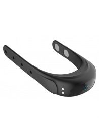 Черное эрекционное виброкольцо на ремешках - Boys of Toys - в Саранске купить с доставкой