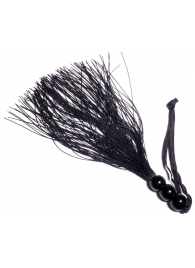 Черная силиконовая плетка - 25,4 см. - Boys of Toys - купить с доставкой в Саранске