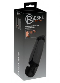 Черный вибромастурбатор с трехточечной стимуляцией Penis Trainer with 3 Point Stimulation - Orion - в Саранске купить с доставкой