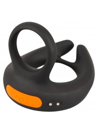 Черный вибростимулятор мошонки RC Scrotum Stimulator with Vibration - Orion - в Саранске купить с доставкой