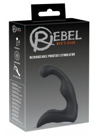 Черный перезаряжаемый стимулятор простаты с вибрацией - 14,6 см. - Orion - в Саранске купить с доставкой