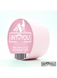 Розовый скотч для фиксации Non-Sticky Bondage Tape - 15 м. - Intoyou - купить с доставкой в Саранске