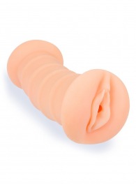 Телесный двусторонний мастурбатор с вибропулей и эрекционными кольцами в комплекте - Sexy Girl - в Саранске купить с доставкой
