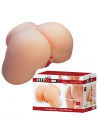 Телесный мастурбатор с 2 любовными отверстиями Olivia - Baile - в Саранске купить с доставкой