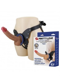 Поясной страпон Wells: трусики в форме бабочки и фаллоимитатор-насадка - Baile - купить с доставкой в Саранске