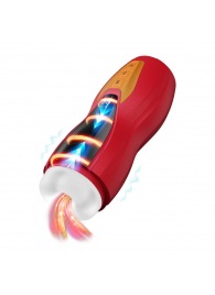 Интерактивный мастурбатор Solara с нагревом, вибрацией и поступательными движениями - Shots Media BV - в Саранске купить с доставкой