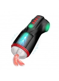 Интерактивный мастурбатор Raven с вакуумом, вибрацией и подсветкой - Shots Media BV - в Саранске купить с доставкой