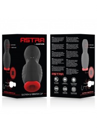 Черно-красный мастурбатор с вибрацией и всасыванием - JAMYJOB - в Саранске купить с доставкой