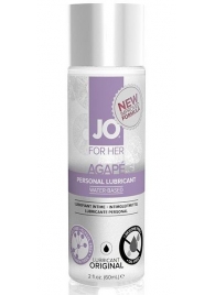 Лубрикант на водной основе для женщин JO AGAPE LUBRICANT ORIGINAL - 60 мл. - System JO - купить с доставкой в Саранске