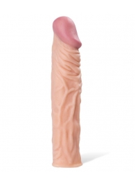 Насадка с ярко выраженной головкой и рельефным стволом - 19 см. - A-toys - в Саранске купить с доставкой