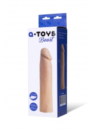 Реалистичная насадка с ярко выраженной головкой - 16,5 см. - A-toys - в Саранске купить с доставкой