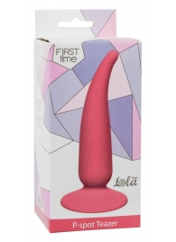 Розовая анальная пробка P-spot Teazer Pink - 12,2 см. - Lola Games - в Саранске купить с доставкой