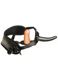 Женский страпон с вагинальной пробкой Woman Strap - 12 см. - LOVETOY (А-Полимер) - купить с доставкой в Саранске