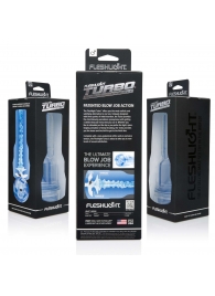 Мастурбатор Fleshlight Turbo - Trust Blue Ice - Fleshlight - в Саранске купить с доставкой