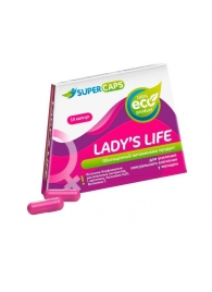 Возбуждающие капсулы Ladys Life - 14 капсул (0,35 гр.) - SuperCaps - купить с доставкой в Саранске