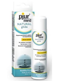 Нейтральный лубрикант на водной основе pjur MED Natural glide - 100 мл. - Pjur - купить с доставкой в Саранске