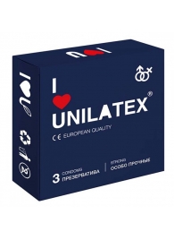 Ультрапрочные презервативы Unilatex Extra Strong - 3 шт. - Unilatex - купить с доставкой в Саранске