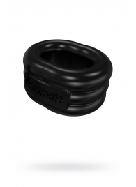 Чёрное эрекционное виброкольцо Stretch - Bathmate - в Саранске купить с доставкой