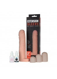 Насадка-удлинитель Extension sleeve с подхватом мошонки - 19 см. - Sitabella - в Саранске купить с доставкой