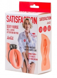 Мастурбатор с виброкольцом Satisfaction Magazine Nurse - Lola Games - в Саранске купить с доставкой