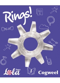 Прозрачное эрекционное кольцо Rings Cogweel - Lola Games - в Саранске купить с доставкой