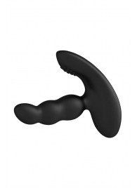 Черный силиконовый стимулятор простаты Levett Nitoc с пультом ДУ - Levett - в Саранске купить с доставкой