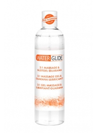 Гель-смазка 2-в-1 MASSAGE   LUBRICANT GUARANA - 300 мл. - Waterglide - купить с доставкой в Саранске