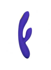 Фиолетовый вибратор с функцией электростимуляции Intimate E-Stimulator Dual Wand - 21,5 см. - California Exotic Novelties - купить с доставкой в Саранске