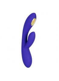 Фиолетовый вибратор с функцией электростимуляции Intimate E-Stimulator Dual Wand - 21,5 см. - California Exotic Novelties - купить с доставкой в Саранске