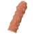 Телесная реалистичная насадка KOKOS Extreme Sleeve 11 с дополнительной стимуляцией - 12,7 см. - KOKOS - в Саранске купить с доставкой