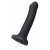 Черный фаллос с имитацией эякуляции Silicon Cum Dildo L - 19,6 см. - Strap-on-me - купить с доставкой в Саранске