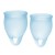 Набор голубых менструальных чаш Feel confident Menstrual Cup - Satisfyer - купить с доставкой в Саранске