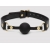 Черный кляп-шар Bound to You Faux Leather Ball Gag - Fifty Shades of Grey - купить с доставкой в Саранске