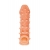 Телесная закрытая насадка с пупырышками Cock Sleeve Size M - 15,6 см. - KOKOS - в Саранске купить с доставкой