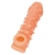 Телесная закрытая насадка с пупырышками Cock Sleeve Size L - 17,6 см. - KOKOS - в Саранске купить с доставкой